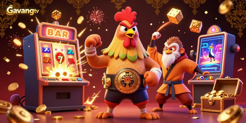 Engage with Gavangtv's exciting live casino experience featuring dynamic characters and jackpot excitement.