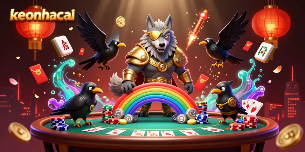 Engage with the vibrant keonhacai scene showcasing a dynamic poker environment packed with excitement.