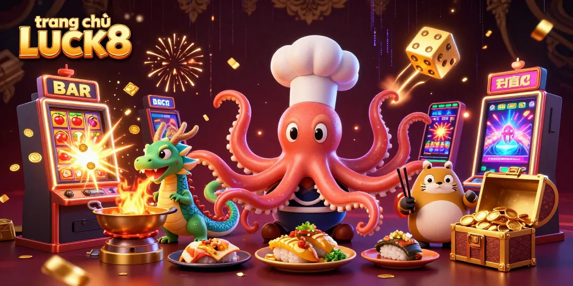 Experience the excitement of trang chủ LUCK8 with interactive casino games and vibrant characters.