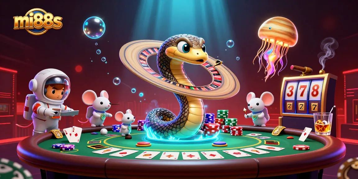 Experience thrilling bets at mi88s with 3D characters and engaging casino elements.