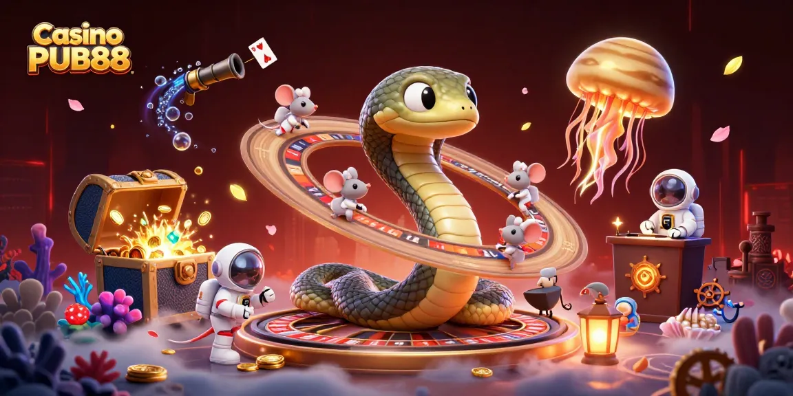 Bet on vibrant game elements with Casino PUB88, where fortune meets engaging 3D cosmic dynamics.