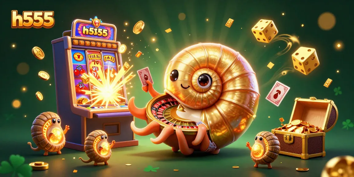 Win big with h555 at an exciting casino game hub featuring a nautilus roulette wheel and jackpots.
