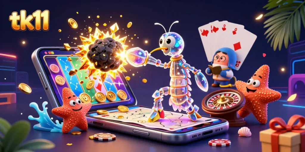Experience thrilling gaming action at tk11 with explosive wins from slot games and vibrant atmosphere.